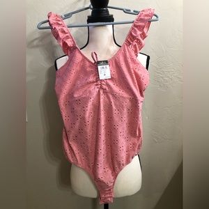 Pink women’s bodysuit